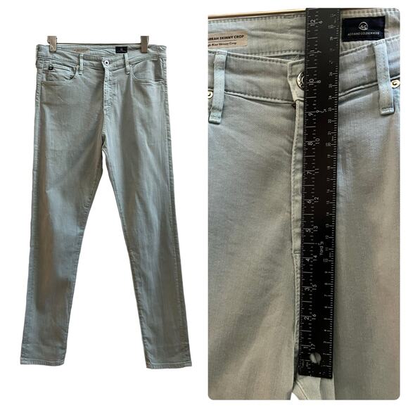 AG Adriano Goldschmied Farrah Size 31 High Rise Skinny Crop Jean 28 Inch Inseam - Picture 7 of 13